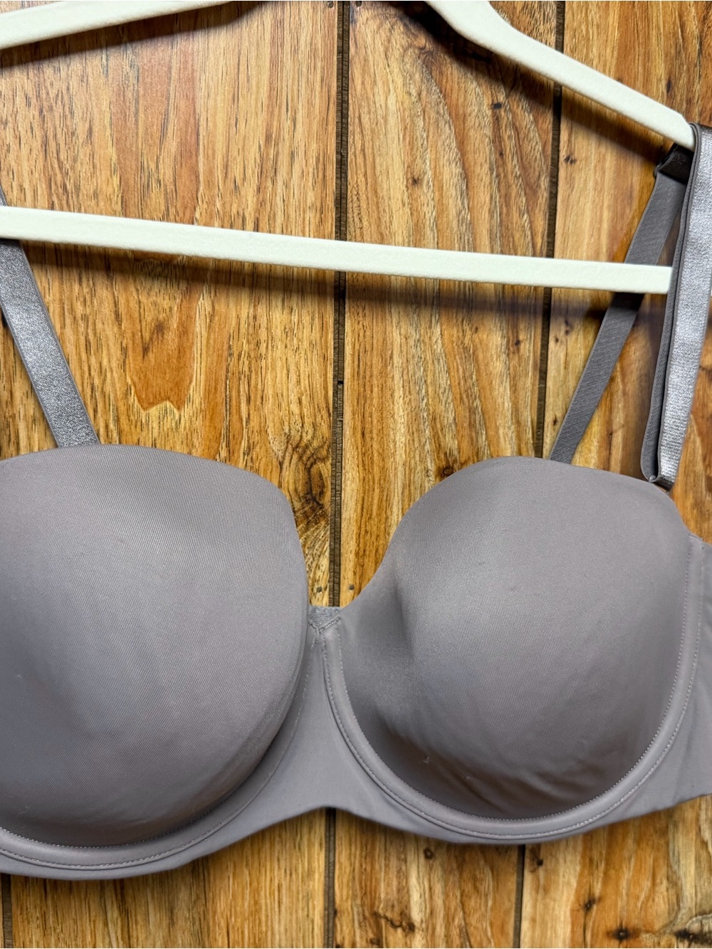 Cacique convertible (strapless) Underwire T-Shirt Bra - Taupe 42D